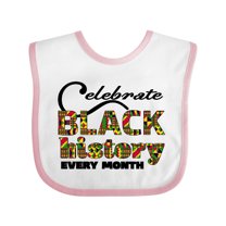 Inktastic Celebrate Black History Every Month Boys or Girls Baby Bib