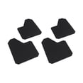 thumbnail image 4 of Red Hound Auto 4 Piece Racing Style Universal Splash Guards Wide Coverage Stone Guards fits Front and Rear Driver and Passenger Mud Flaps Black 4pc Set with Hardware 11" x 14", 4 of 7