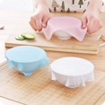 thumbnail image 2 of ENJOYW Couvercle Alimentaire en Silicone Réutilisable Multifonctionnel Outil de Conservation des Aliments Couvercle Alimentaire en Silicone, 2 of 7