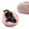 thumbnail image 4 of Washable Calming Comfy Donut Style Plush Pet Cat Or Dog Bed, 4 of 4