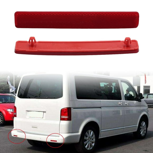 Labymos Replacement for Transporter T5 2003-11 Red Lens OEM Rear Reflector Assembly Light L+R