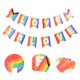 thumbnail image 5 of BRIGHTFUFU Pancarta de arcoíris Gay, pancarta decorativa de arcoíris LGBT, pancarta de arcoíris, utilería para fiesta, 5 of 8
