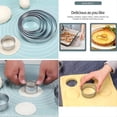 thumbnail image 3 of Juego de Cortadores de Galletas Redondos, 6 Cortadores de Galletas de Acero Inoxidable, Herramientas para Hornear Pasteles, Donas y Fondant., 3 of 5