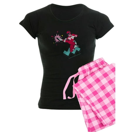 

CafePress - Power Rangers Red Ranger Kicki - Women s Dark Pajamas