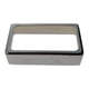 thumbnail image 1 of Cubierta de Pastilla de Latón Hugo Tapa de pastilla Humbucker Cromo 70 x 38 x 20 mm, 1 of 8