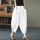 thumbnail image 1 of WILLBEST Pantalones Casuales de Lino con Cintura Elástica para Mujer, Holgados, para Actividades de Verano Extra Grande, 1 of 3