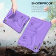 thumbnail image 6 of Allytechgroup iPad 6th 5th Gen Case, iPad Air 1 2 Case, Butterfly Design Kids Friendly Shockproof Kickstand EVA Shoulder Strap Bumper Lightweight Case for Apple iPad 9.7" 2017/2018, Lightpurple, 6 of 8