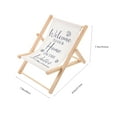 thumbnail image 3 of Artificial Beach Chair Model Landscape Wooden Beach Chair Mediterranean Style Decor, 3 of 6
