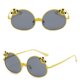 thumbnail image 4 of Qarigey Gafas de sol para niños y niñas con forma de Animal, almohadilla para la nariz, gafas reutilizables lavables, gafas de playa para viajar Cadenas y cordones para anteojos Amarillo Negro Gris Qarigey AP011617-04, 4 of 6