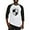 Black/White, variant on CafePress - Delta Chi Black Icon Baseball Jersey - Cotton Baseball Jersey, 3/4 Raglan Sleeve Shirt