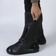 thumbnail image 3 of Botas de lluvia Plástico Impermeable Cubierta para zapatos altos Defensa contra la nieve Resistencia al deslizamiento Resistencia a la abrasión Cubierta para zapatos Tamaño XXL Negro, 3 of 4