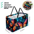 thumbnail image 2 of Butterfly Large Capacity Reusable Beach Bag with Storage Bins and Shopping Basket - Foldable Oxford Cloth Tote for Beach, Pool, and Laundry, 2 of 7