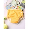 thumbnail image 2 of Nyeemya Toddler Baby Boys Girls Washable Swim Diaper Unisex Solid Color Swimming Trunks Infant Yellow 90, 2 of 6