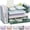 Green, variant on Desk Organizers And Accessories With File Holder 4-tier & Workspace Drawer 2 Pen Paper Organizer For Office Supplies (black)