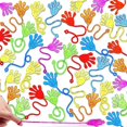 thumbnail image 1 of czcpp-48Pcs Glitter Sticky Hands Party Favors, Party Table Favors Set for Kids, Holiday Traditions, Classroom Treasure Box Carnival Prizes Bulk Pinata Stuff Mini Toys, 1 of 4