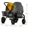 thumbnail image 6 of Evenflo Pivot Xplore All-Terrain Stroller Wagon, Adventurer, 6 of 11