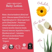 Earth Mama Simply Non-Scents Baby Lotion for Sensitive Skin, Unscented, 8 fl oz