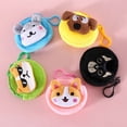 thumbnail image 4 of Cute Plush Teddy Pet Poop Bag Dispenser Portable Zipper Closure Waste Carrier with Keychain Attachment Pet Accessory, 4 of 6