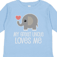 thumbnail image 4 of Inktastic My Great Uncle Loves Me Gift Boys or Girls Long Sleeve Toddler T-Shirt, 4 of 5