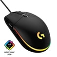 thumbnail image 1 of Souris de jeu optique de 8000 ppp G203 Lightsync de Logitech - Noir, 1 of 10