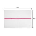 thumbnail image 4 of Arkwright Power Gym Hand Towels (12 Pack), 16x27 in., Soft Cotton, White with Pink Stripe, 4 of 5