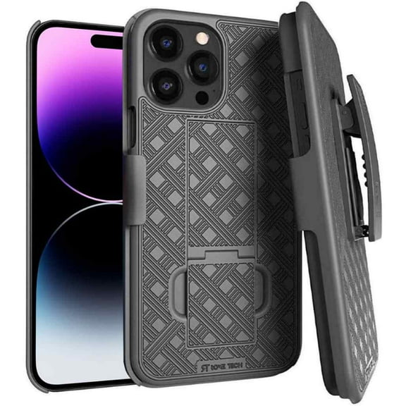 Rome Tech Apple iPhone 14 Pro Max Shell Holster Combo Case With Belt clip