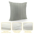 thumbnail image 4 of Creowell Throw Pillow Covers Farmhouse Pillow Covers, Striped Textured Patchwork Squarer Pillow Case for Sofa Sofa Chair Bedroom Modern Decor (Gray), 4 of 5