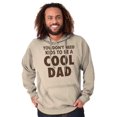 thumbnail image 3 of Cat Dog Dad Dont Need Kids to be Cool Hoodie Hooded Sweatshirt Men Brisco Brands S, 3 of 6