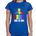 thumbnail image 2 of Proud LGBT T Shirt Love is Love Shirt Equality LGBT Rainbow Womens Shirts, 2 of 8