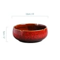 thumbnail image 2 of Yuungoou Cigar Ashtrays For Men Luxury, Outside Ashtrays For Cigarettes For Patio, Ceramic Cigar Tray Cool Ashtrays-red-15x15x5.5cm, 2 of 5
