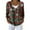 Army Green, variant on Women's Fashion Long Sleeve Christmas Snowman Snowflake Print Jacket Cardigan for Holiday Party and Casual Daily Wear,Green,2XL
