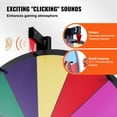 thumbnail image 4 of KFFKFF Roue Tournante de 24 Pouces pour Prix, Roue Tournante à 14 Emplacements, Roue de Roulette avec Effacement à Sec et 2 Marqueurs, Jeux de Rotation de Fortune sur Table Ou sur Pied pour Gagner dans les Fêtes, Pub, Salon Professionnel, Carnaval, 4 of 9