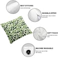 thumbnail image 4 of YANMS Lime Pillow Covers Boho Design Polka Dot Throw Pillows Modern Brush Strokes Print Decorative Outdoor Pillowcase Square Cushion Cover Case for Sofa Couch Bed,2 pcs White, 4 of 6