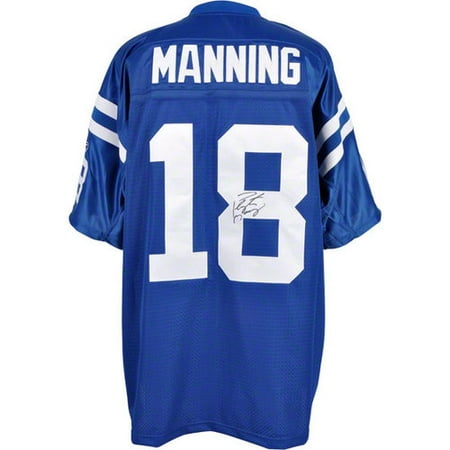 NFL - Peyton Manning Autographed Jersey | Details: Indianapolis Colts, EQT, Blue