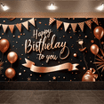 thumbnail image 5 of Decorative Balloon Banner Birthday Party Backdrop Stars and Balloons Happy Birthday to you for Birthday Party Indoor Decoration Celebration, 5 of 6