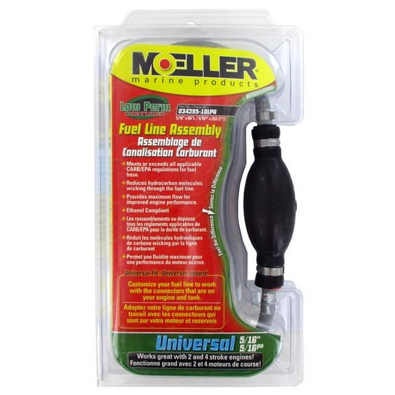 Sierra Marine 3439510 0.31 in. ID Universal Low Perm Fuel Line