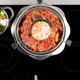 thumbnail image 4 of 1Pack 39X11CM Silver Hot Pot with Rotating Design and Non-Stick Surface for Efficiency, 4 of 5