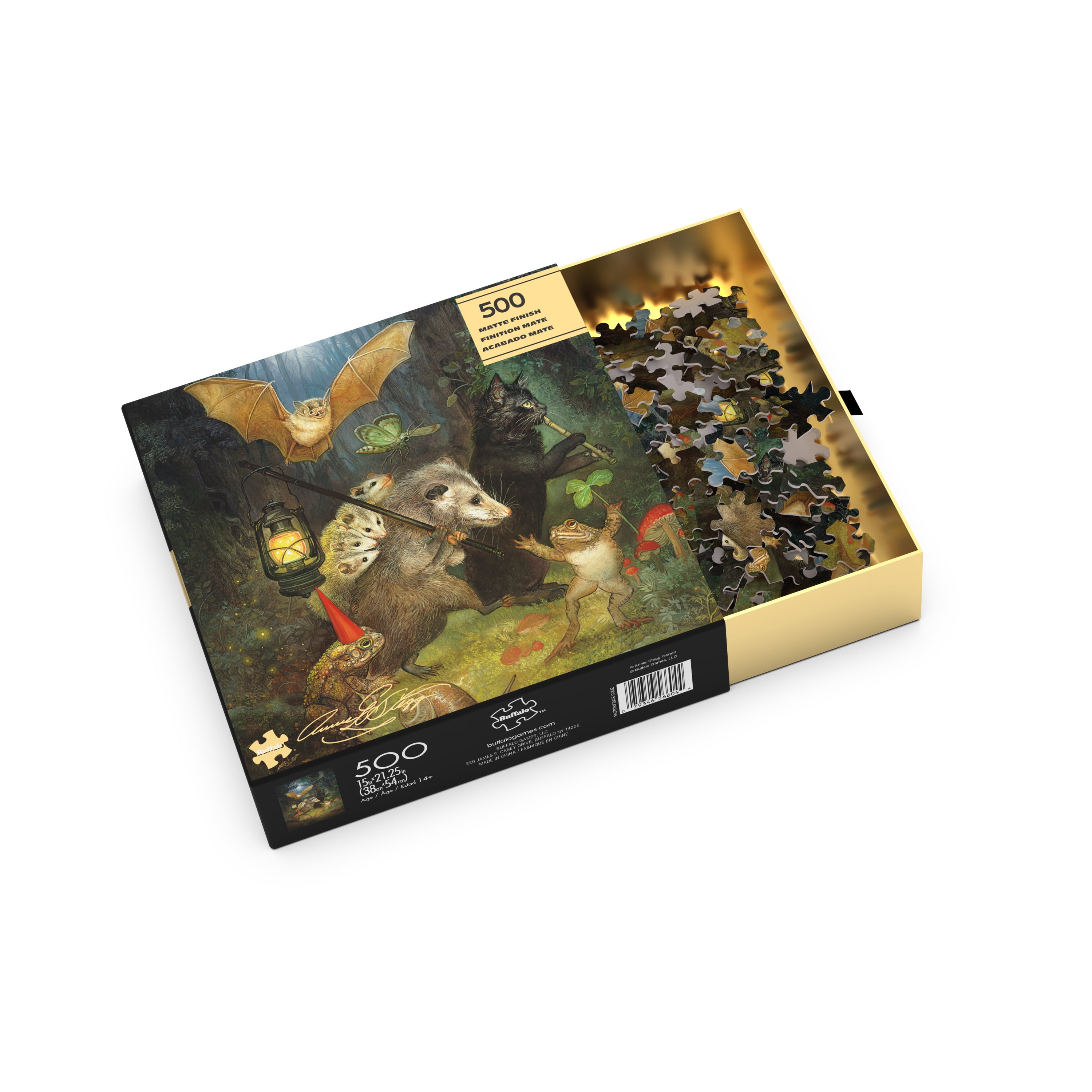 Buffalo Games The Moonlit March 500-Piece Interlocking Jigsaw Puzzles for Adults Ages 14+