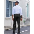 thumbnail image 4 of COOFANDY Men's Classic Fit Dress Pants Flat Front Straight Stylish Wrinkle Free Expandable Waist Suit Pants, 4 of 6