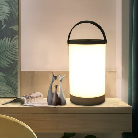 

Color-Changeable and Dimmable Lantern Touch Switch LED Bedside Lamp Portable Hanging Night Light Suitable for Bedroom and Living Room