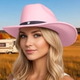 thumbnail image 1 of Western Style Cowboy Hat With Star Unisex Riding Accessory For Casual Home Everyday Wear And AllSeason Use, 1 of 1