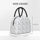 thumbnail image 2 of Fotbe Elegant ice skates snowflakes Bolsa de Almuerzo con Estampado, Lonchera Aislada, Contenedor de Comida Reutilizable Tipo Cooler a Prueba de Fugas, 2 of 6
