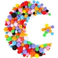 thumbnail image 4 of NOGIS Pom Poms 400 Pcs Craft Making Assorted Sizes 10mm-30mm Multi Colors High-Elastic Mini Pom Poms Soft and Fluffy Arts and Crafts for Creative Craft Art DIY Material, 4 of 7