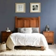 thumbnail image 7 of Grain Wood Furniture Shaker Solid Wood Panel Platform Bed, Twin Size, Walnut, 7 of 7