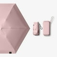thumbnail image 2 of Yindaity Mini Travel Umbrella, Compact Sun & Rain Umbrella with UV Protection,Pink, 2 of 3