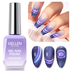 Gellen Cat Eye Gel Polish, Starry Night Blue, 18 ml