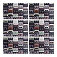 thumbnail image 2 of MKHERT Funny Vintage Audio Cassette Tapes Placemats Table Mats for Dining Room Kitchen Table Decoration 12x18 inch,Set of 6, 2 of 4
