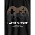 thumbnail image 2 of Wonder Nation, I Went Outside Boys Husky Graphic T-Shirt, Sizes LG-XL Husky, 2 of 2