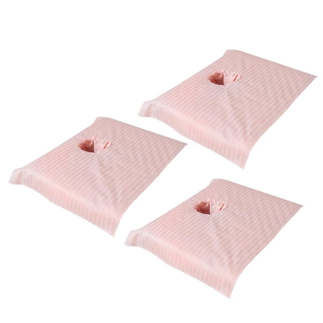 3pcs Sábana de masaje con orificio facial Cama universal Sábana ajustable elástica Funda de sofá Respiración Facial jade yotijar Cubierta de sábanas de belleza