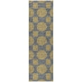 thumbnail image 2 of Addison Rugs Dream Shag Premium Machine Washable Transitional Geo, Circles Gilded Runner Rug, 2'3" x 7'6", 2 of 8